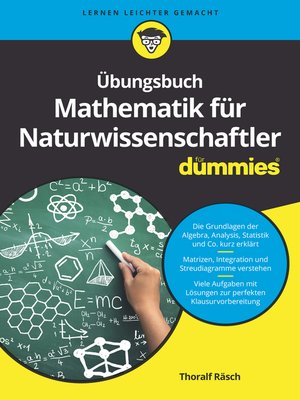 cover image of &Uuml;bungsbuch Mathematik f&uuml;r Naturwissenschaftler f&uuml;r Dummies